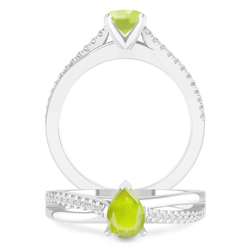 White Gold - Peridot