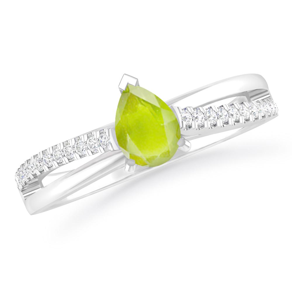 White Gold - Peridot