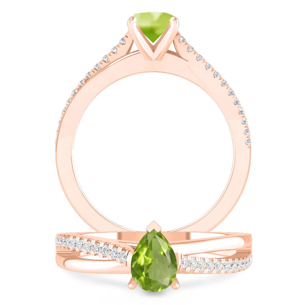 Rose Gold - Peridot