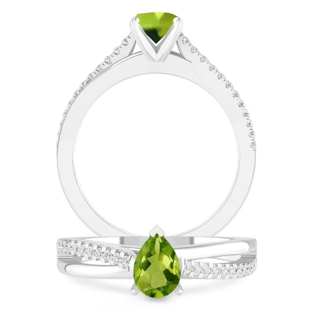 White Gold - Peridot