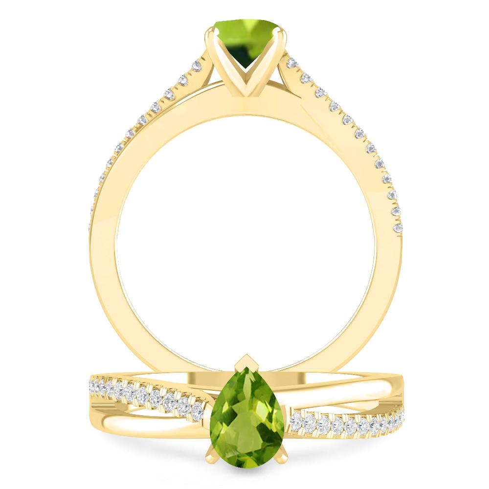 Yellow Gold - Peridot