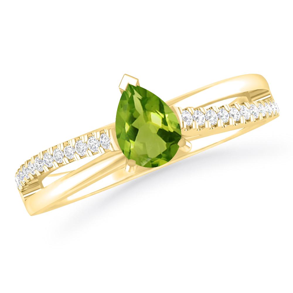 Yellow Gold - Peridot