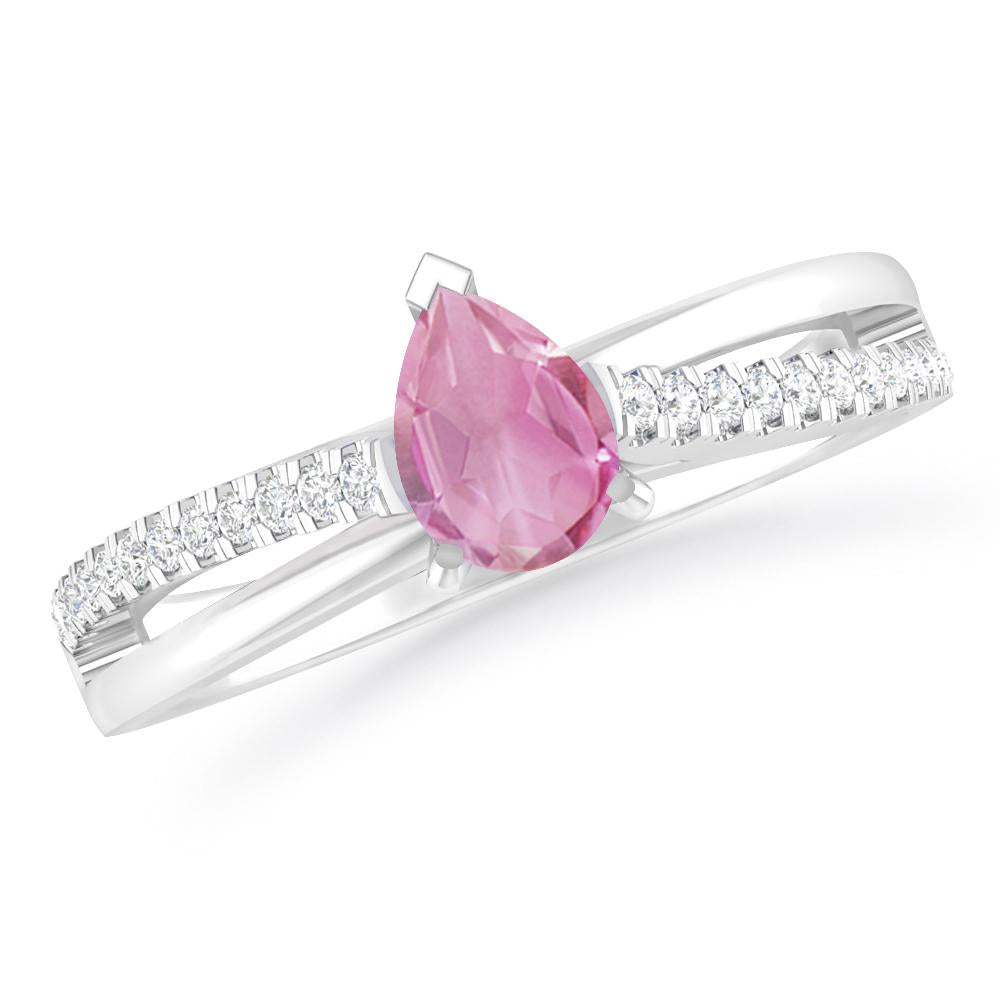 White Gold - Pink Tourmaline