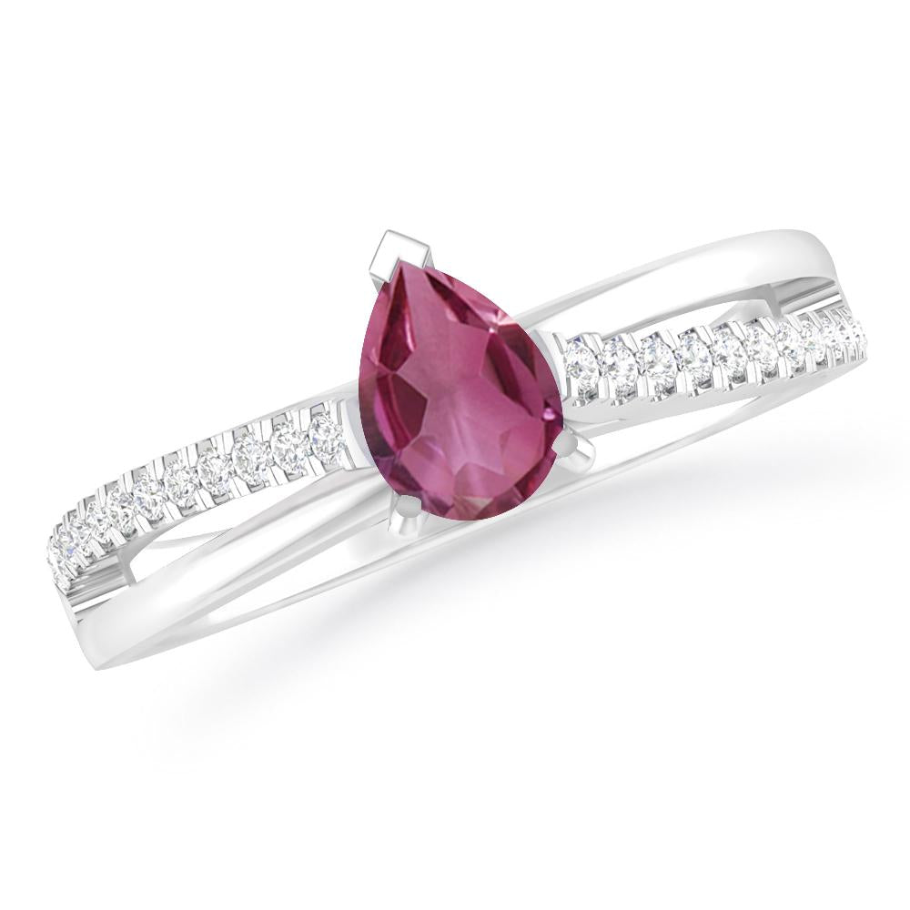 White Gold - Pink Tourmaline