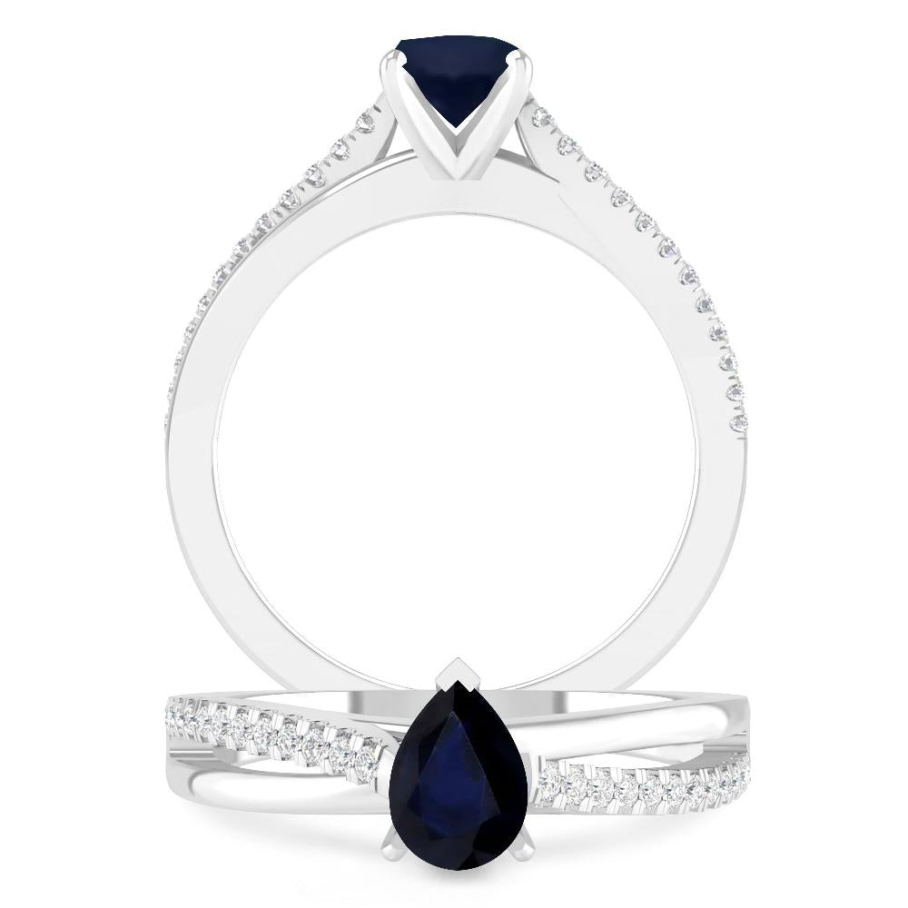 White Gold - Sapphire