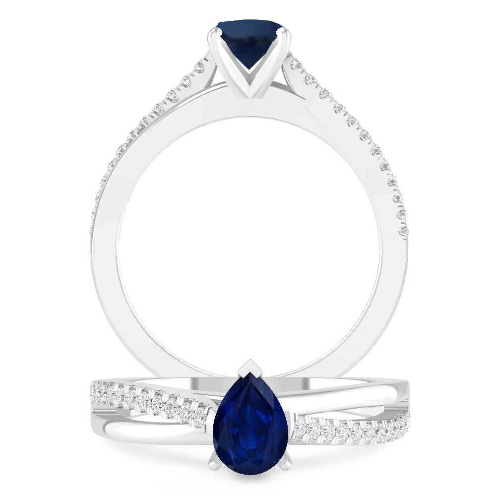 White Gold - Sapphire