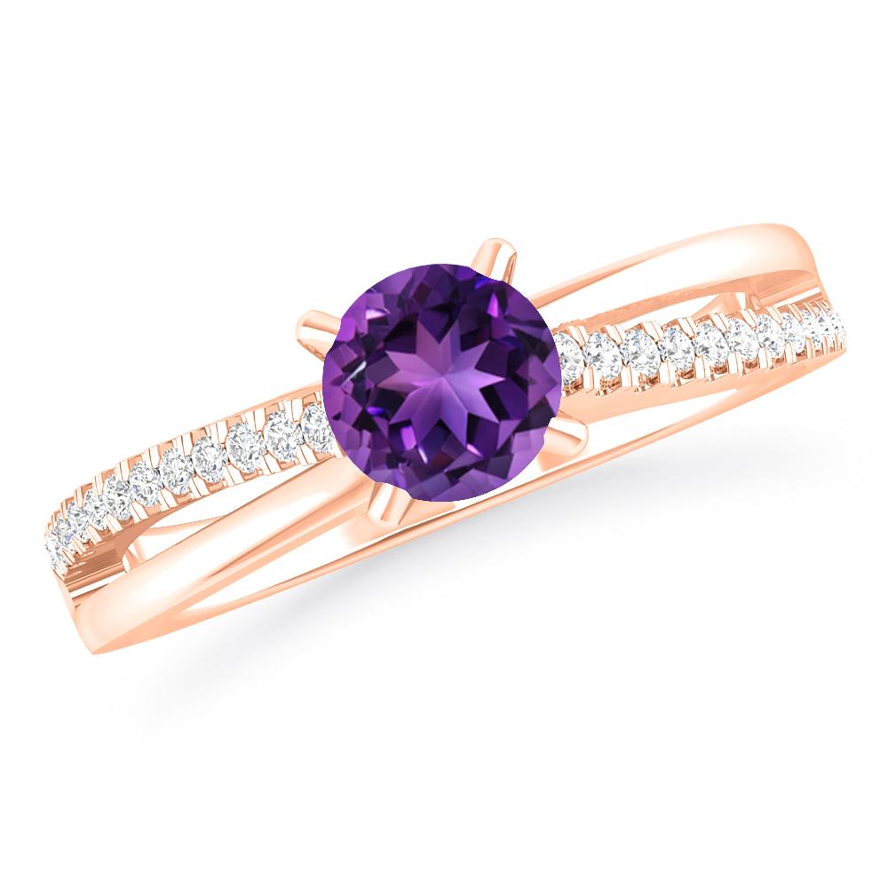 Rose Gold - Amethyst