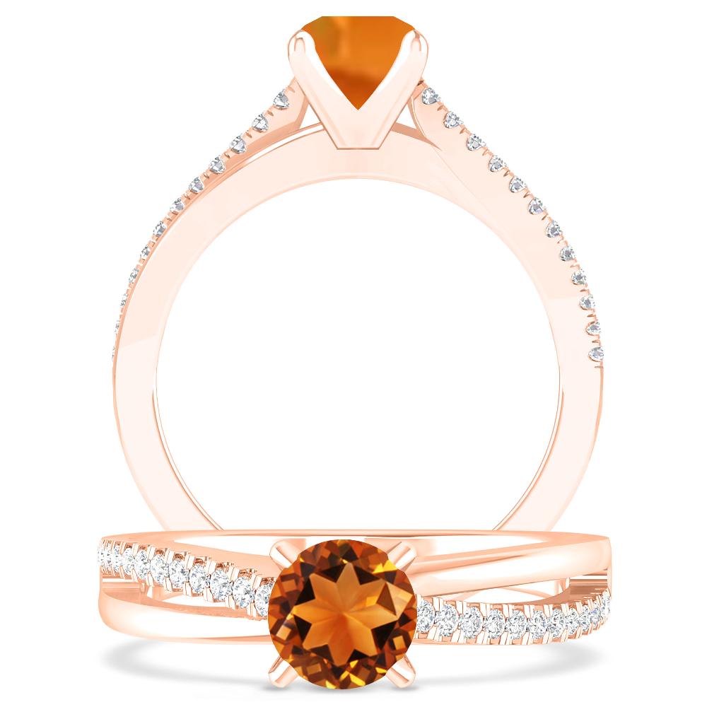 Rose Gold - Citrine