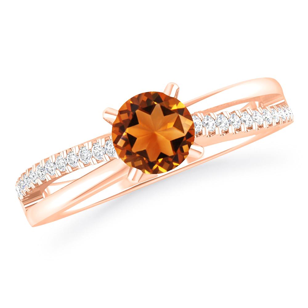 Rose Gold - Citrine