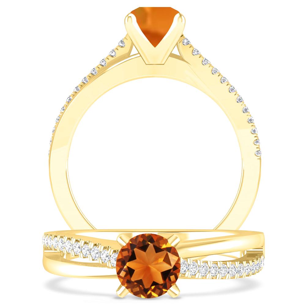 Yellow Gold - Citrine