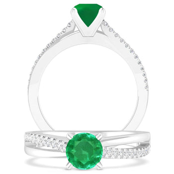 White Gold - Emerald