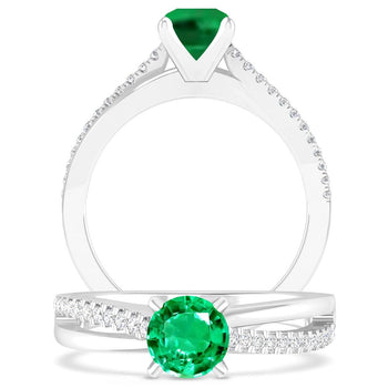 White Gold - Emerald