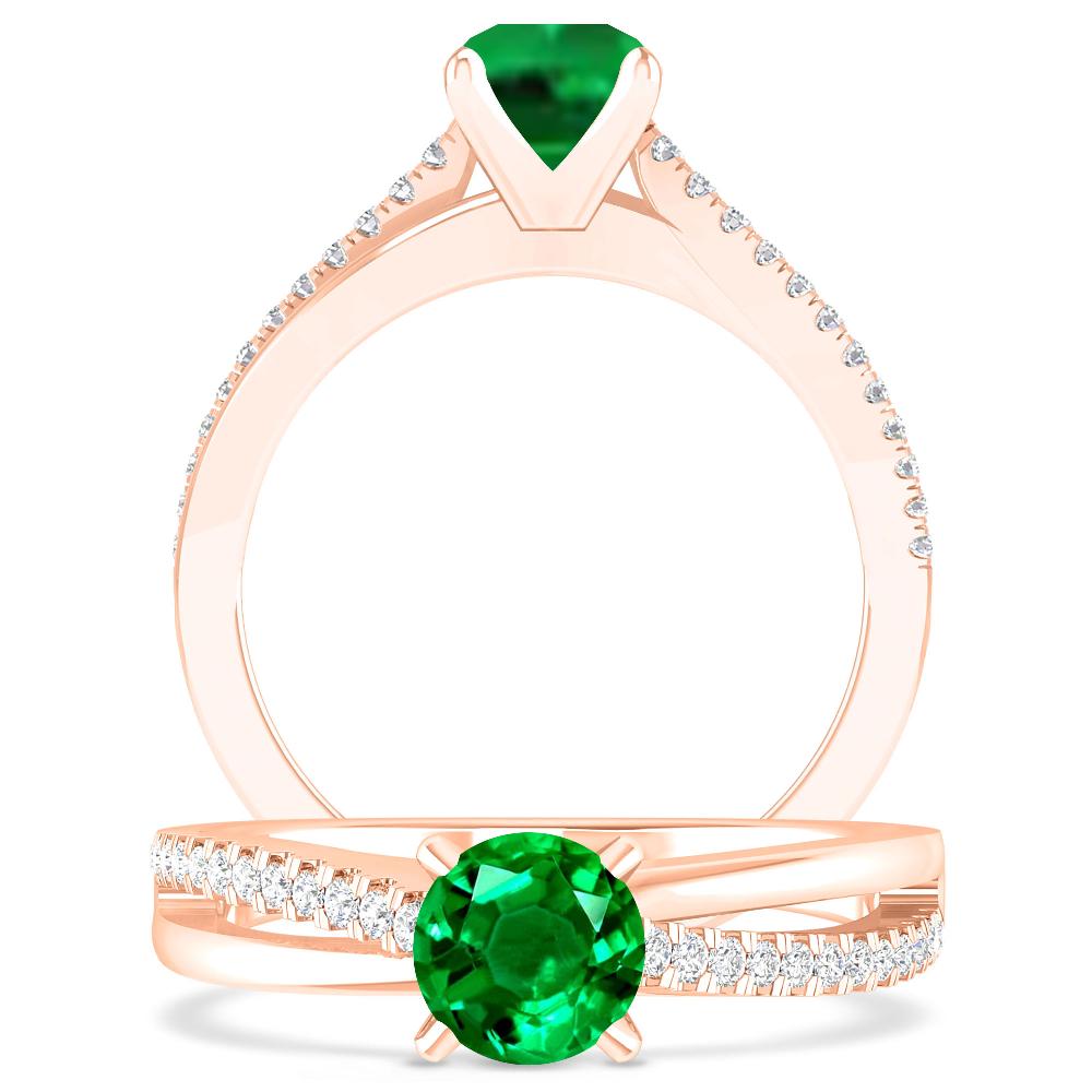 Rose Gold - Emerald