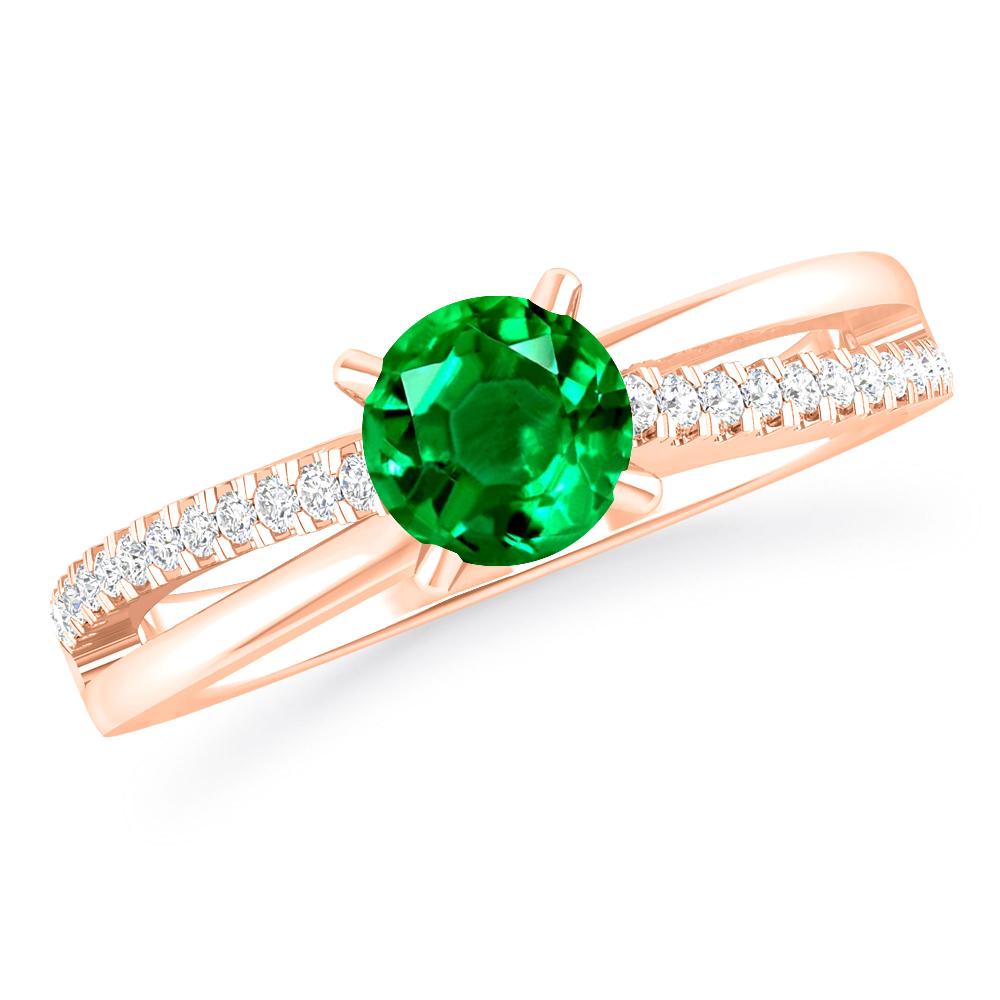 Rose Gold - Emerald