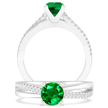 White Gold - Emerald