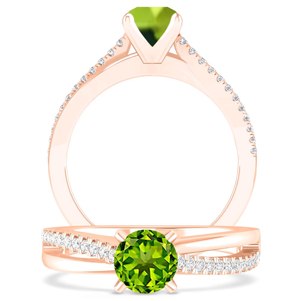 Rose Gold - Peridot