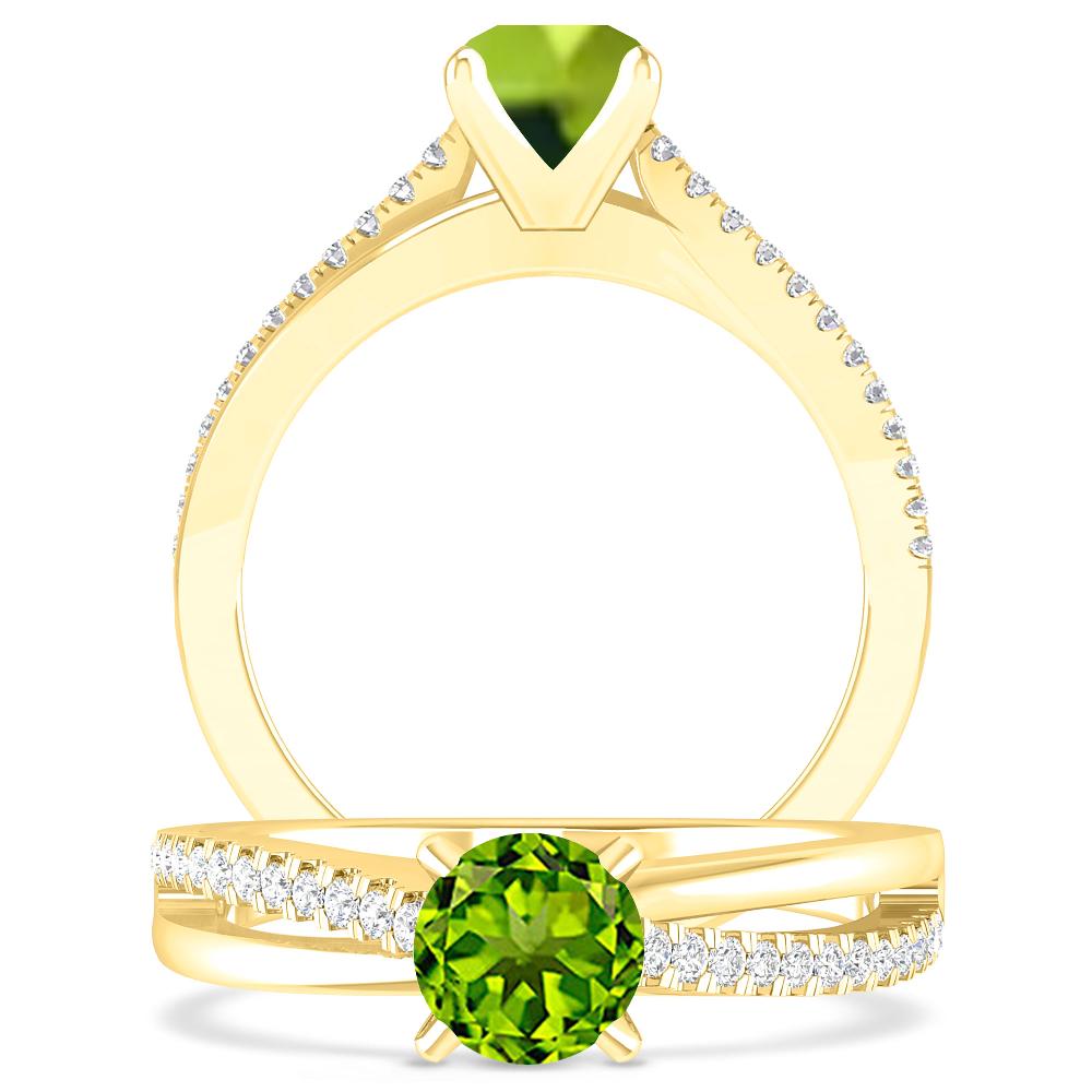 Yellow Gold - Peridot