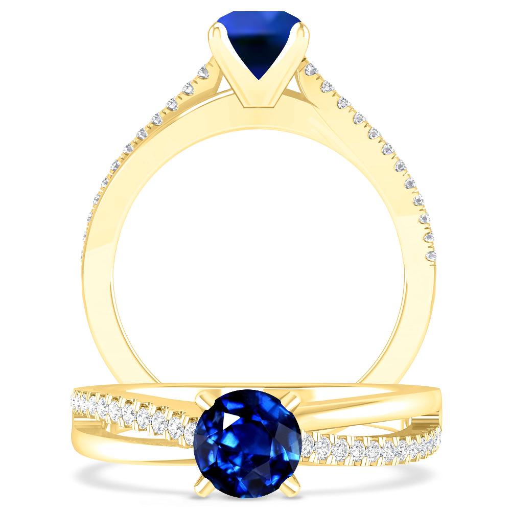 Yellow Gold - Sapphire