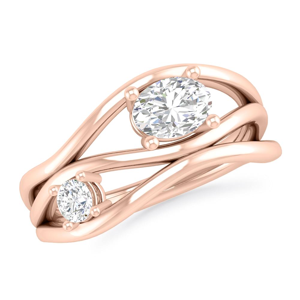 Rose Gold - Oval