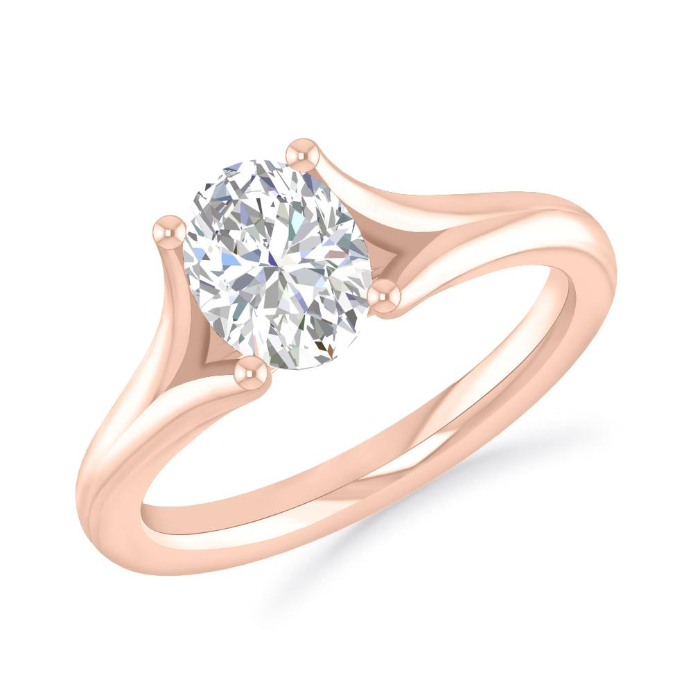 Rose Gold - Oval