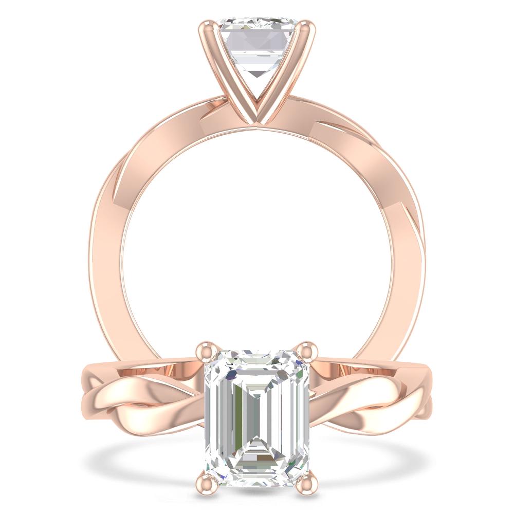 Rose Gold - Emerald