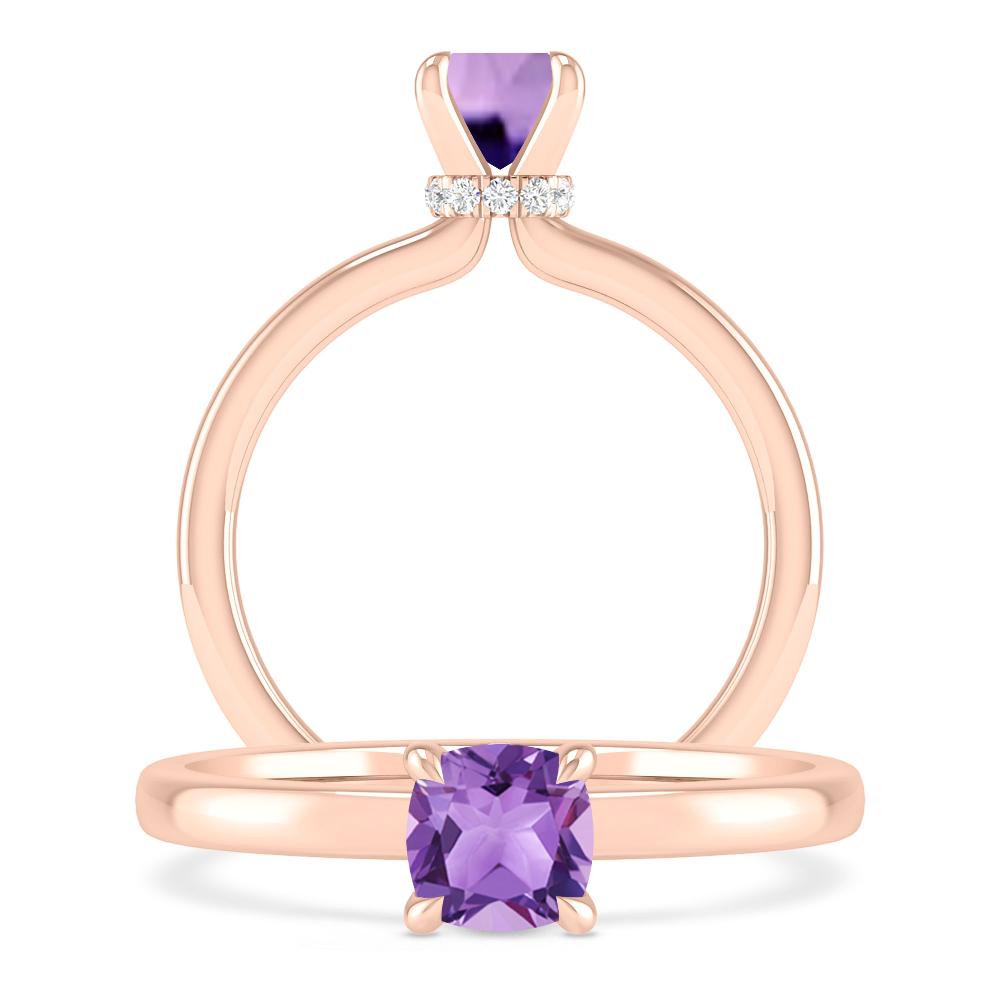 Rose Gold - Amethyst