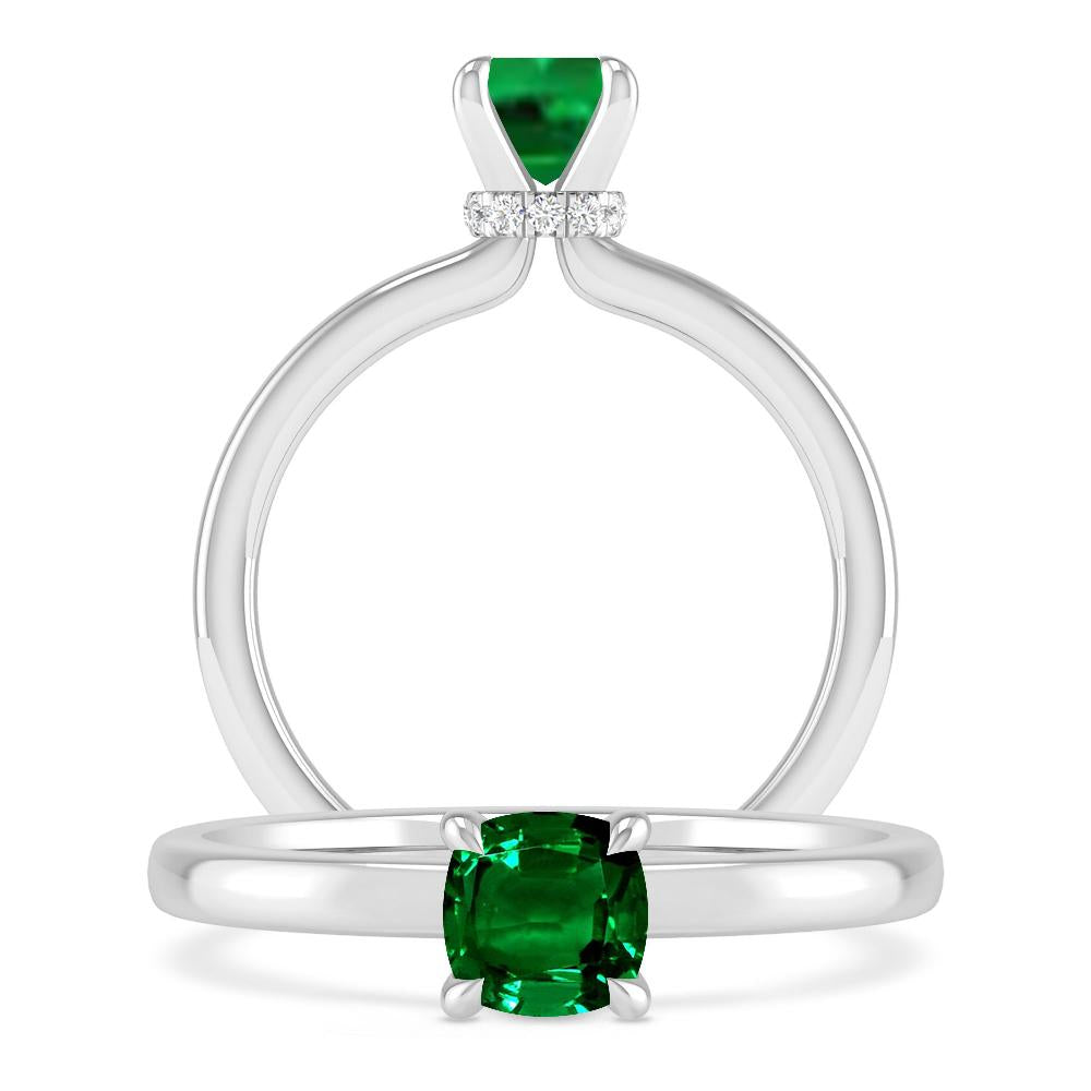 White Gold - Emerald