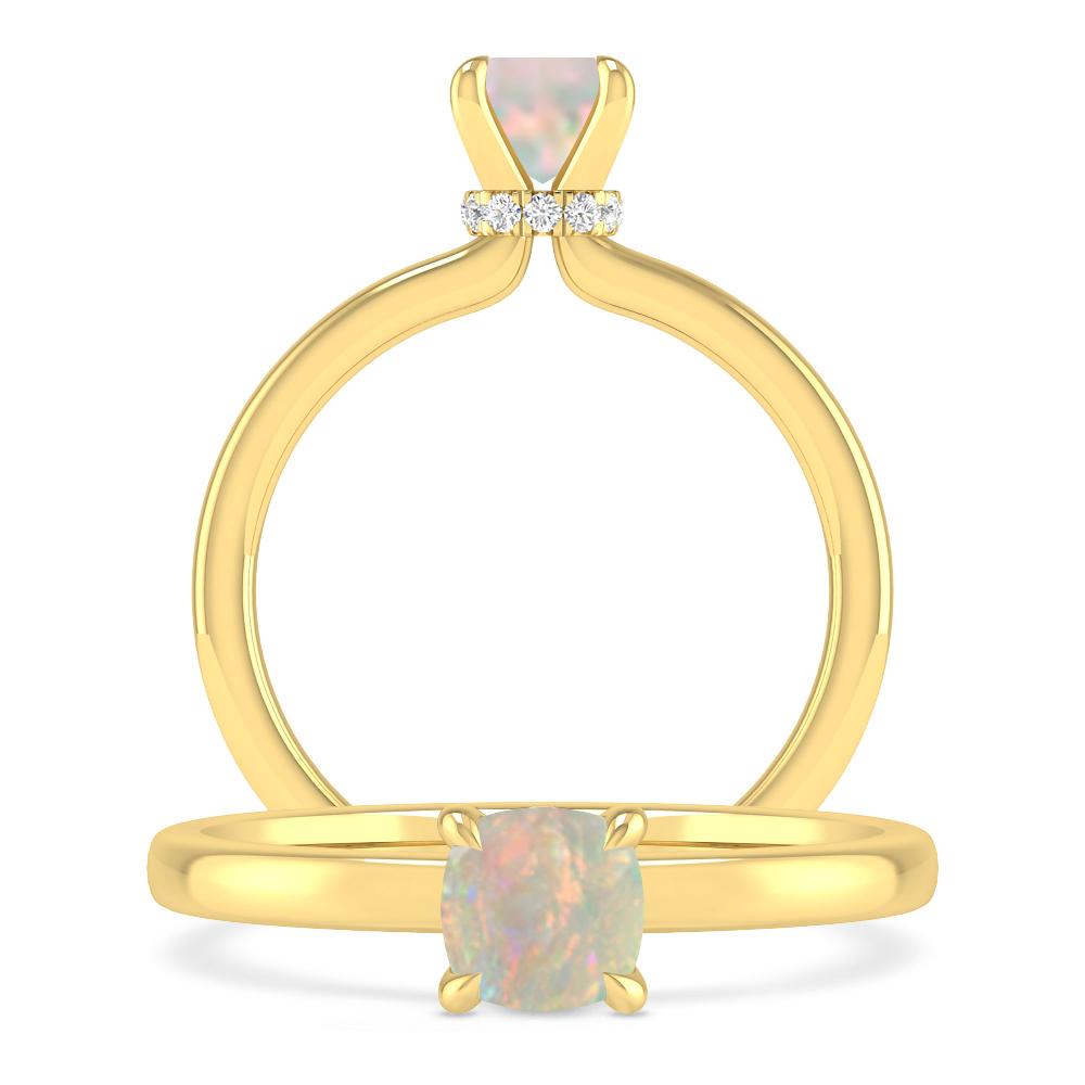 Yellow Gold - Opal