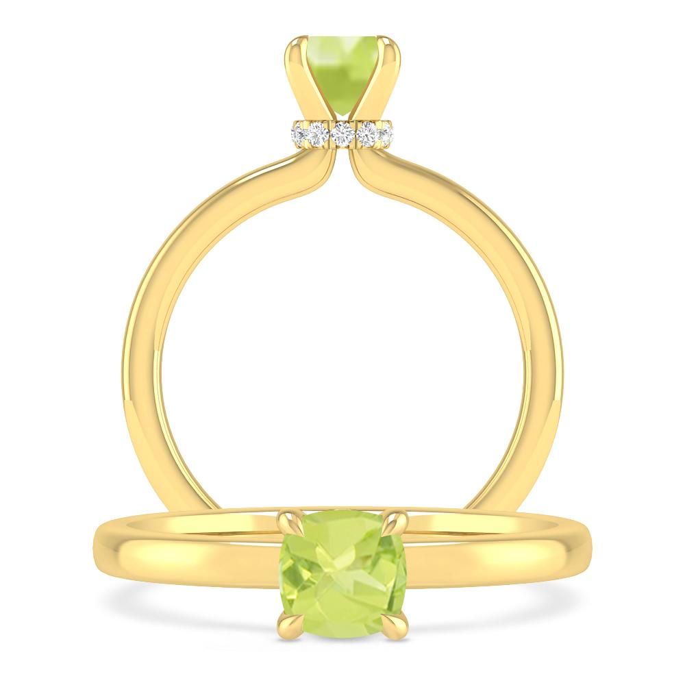 Yellow Gold - Peridot