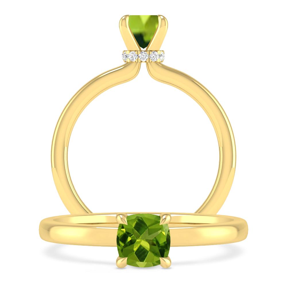 Yellow Gold - Peridot