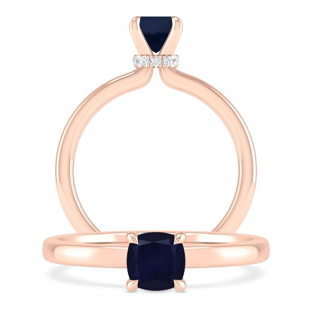 Rose Gold - Sapphire