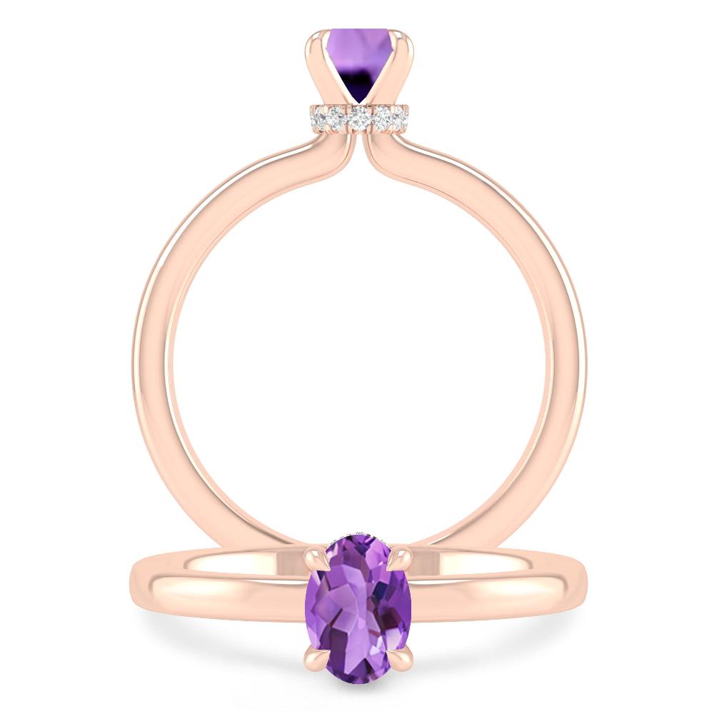 Rose Gold - Amethyst