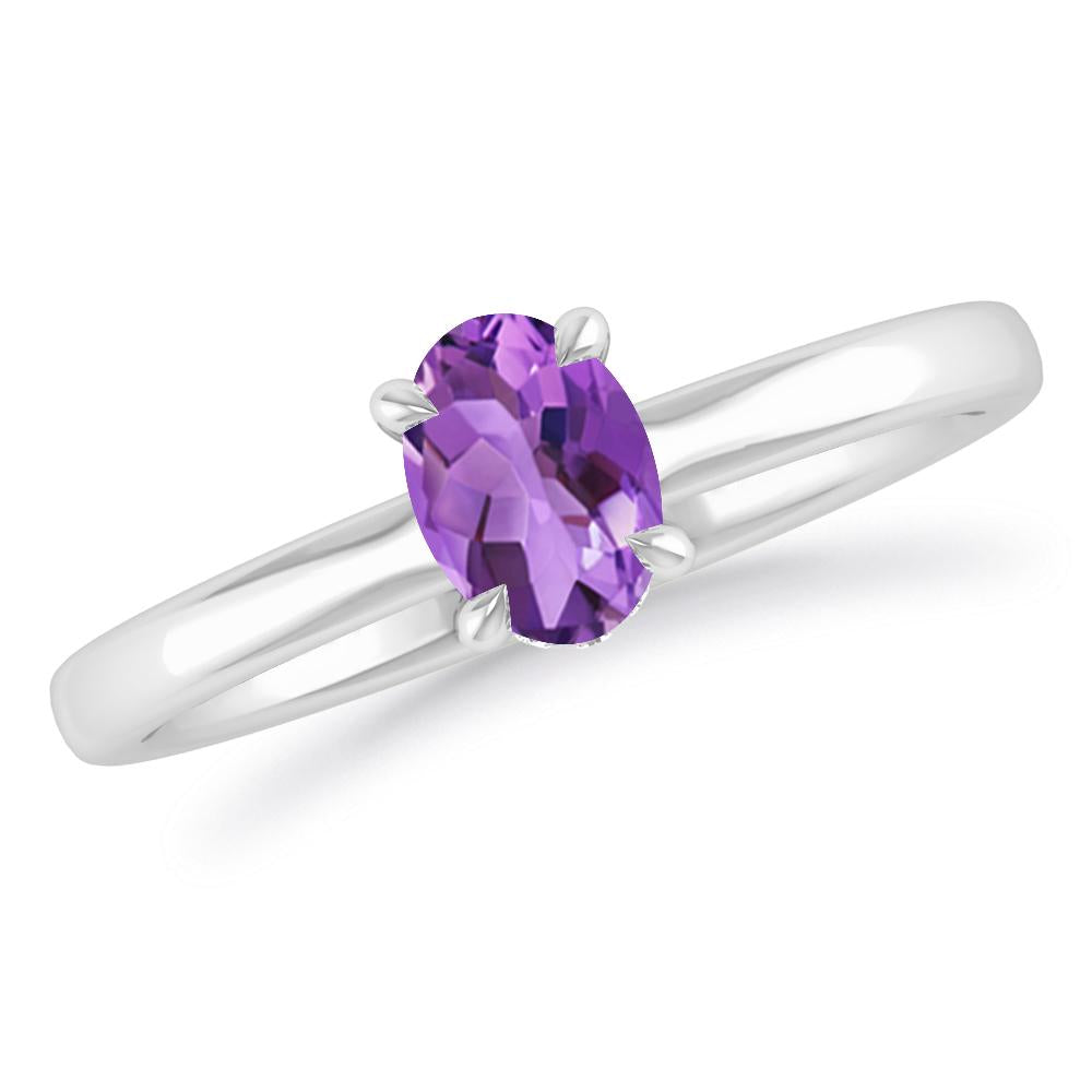 White Gold - Amethyst