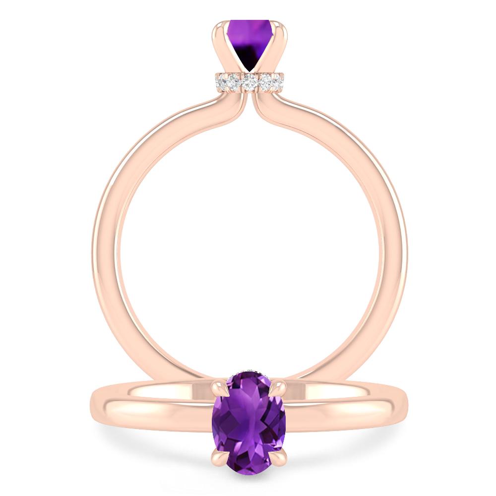 Rose Gold - Amethyst