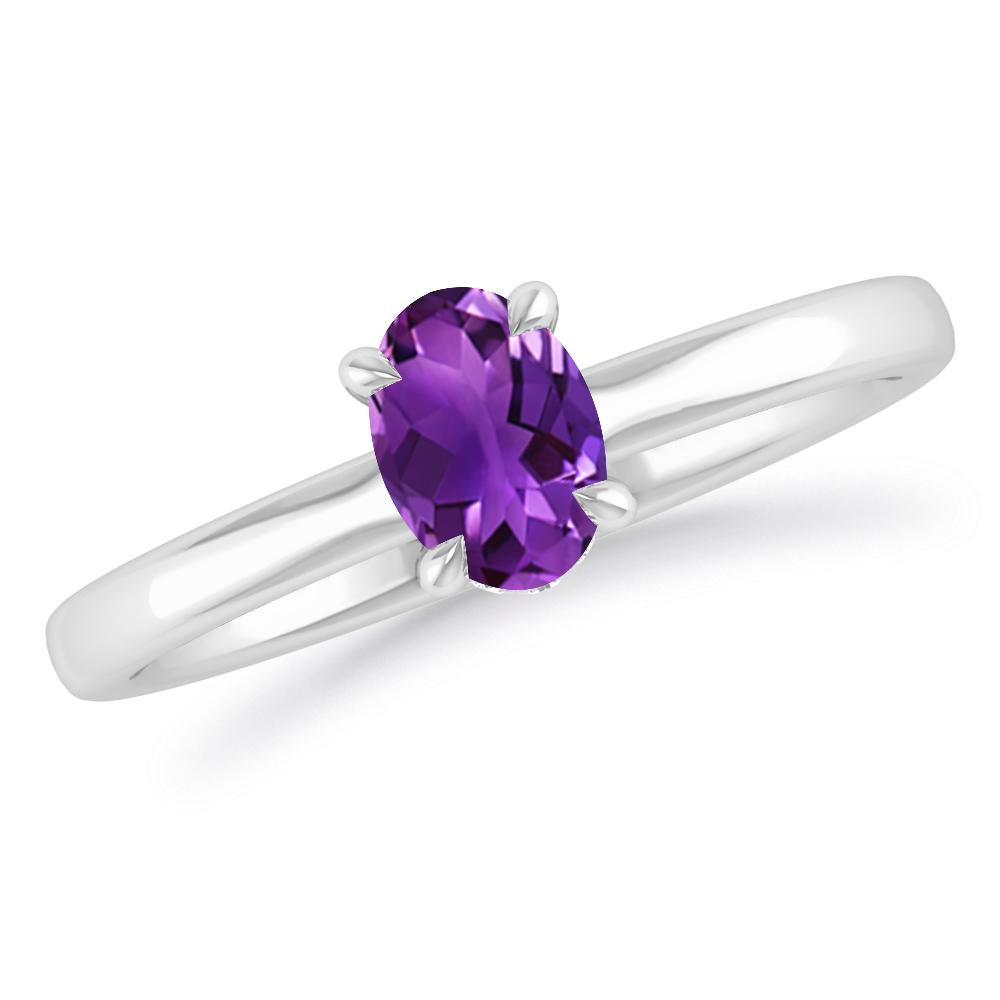 White Gold - Amethyst