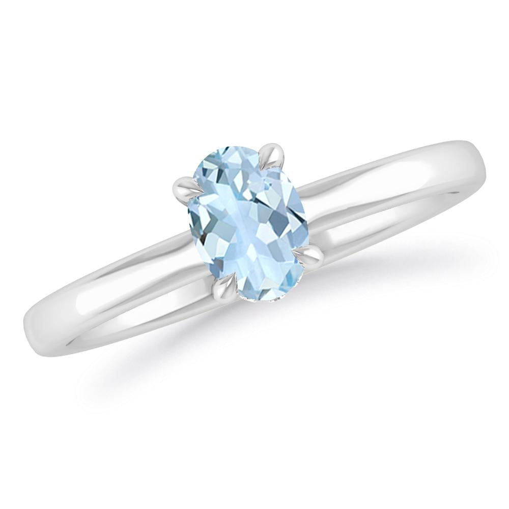 White Gold - Aquamarine