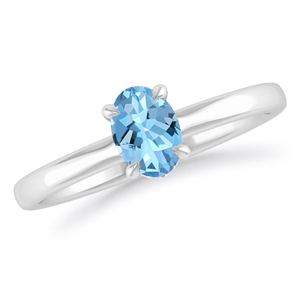 White Gold - Aquamarine