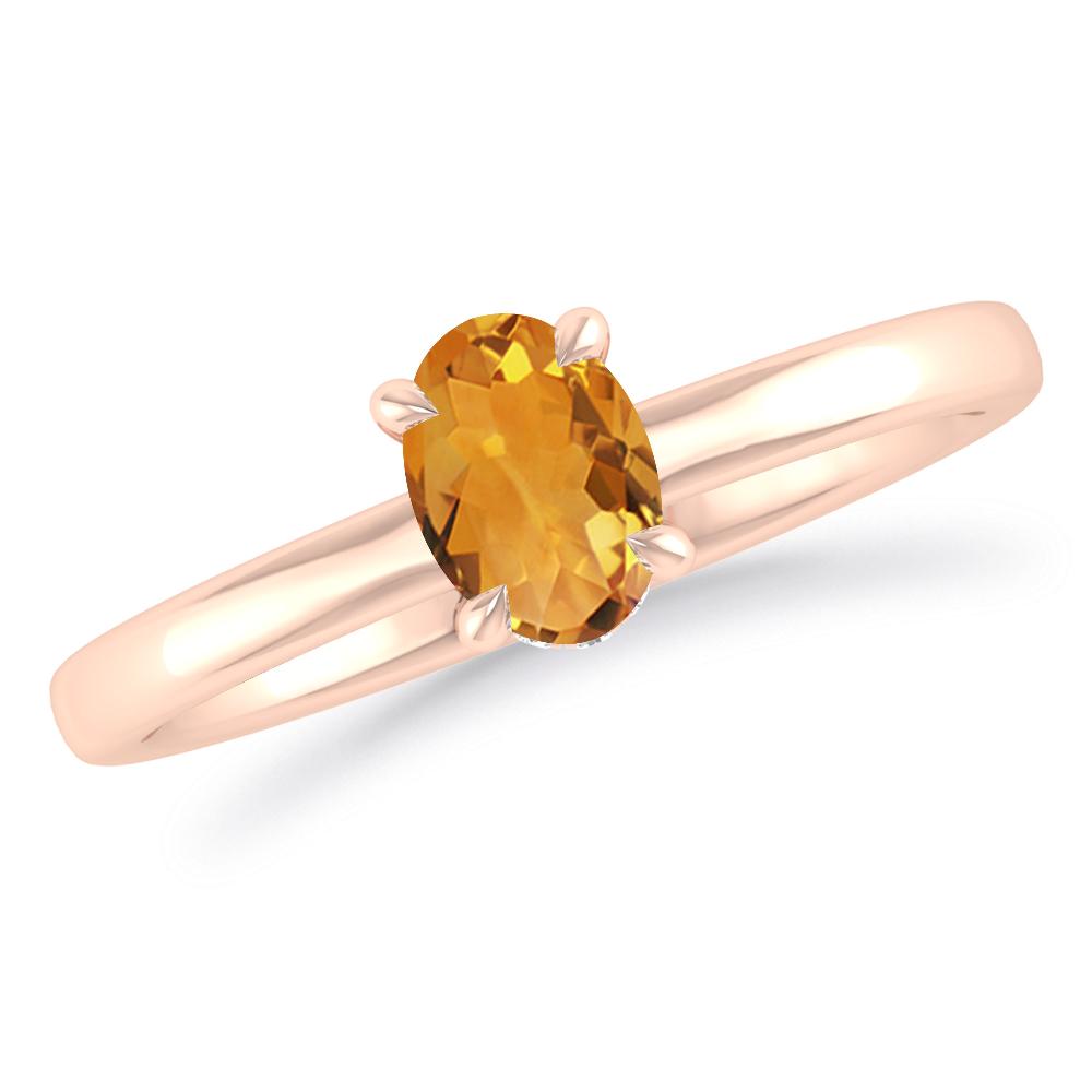 Rose Gold - Citrine