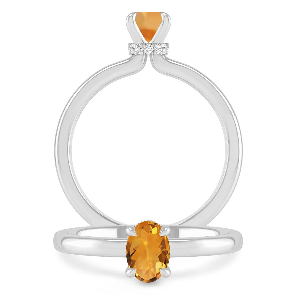 White Gold - Citrine