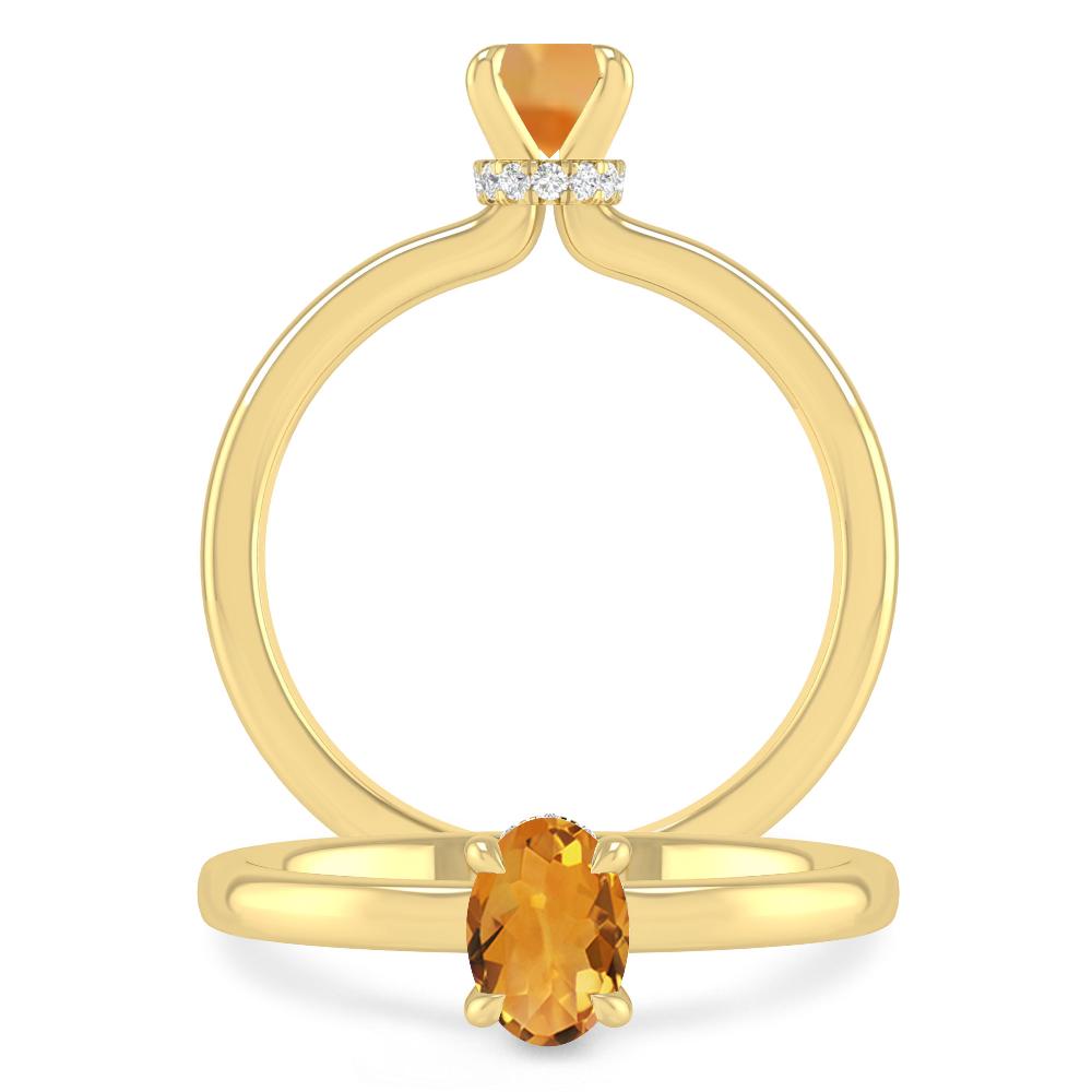 Yellow Gold - Citrine