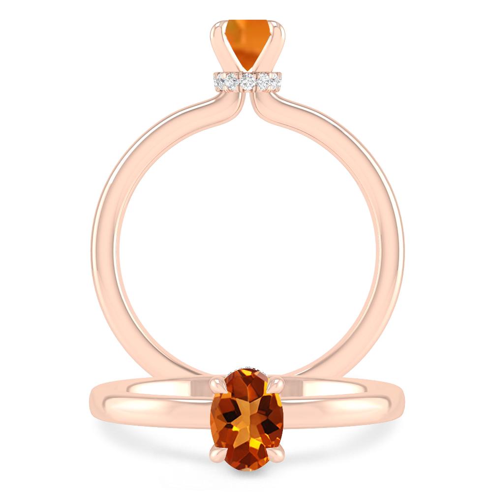 Rose Gold - Citrine