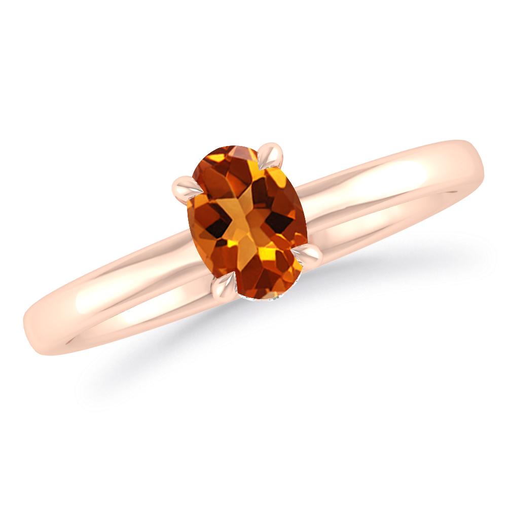 Rose Gold - Citrine