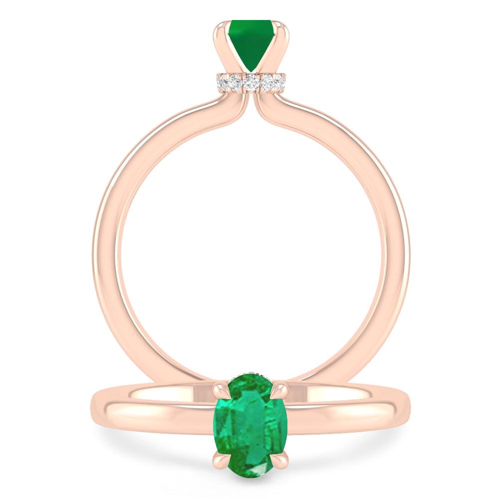 Rose Gold - Emerald