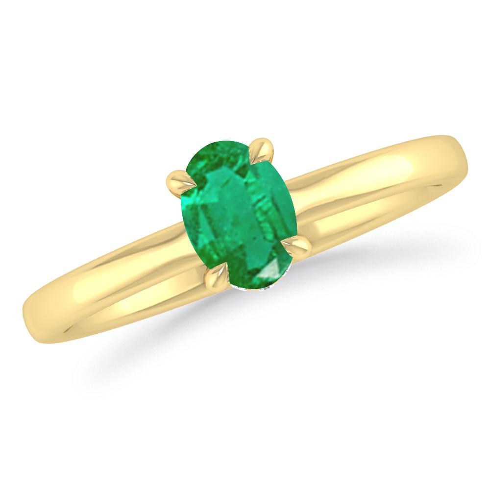 Yellow Gold - Emerald