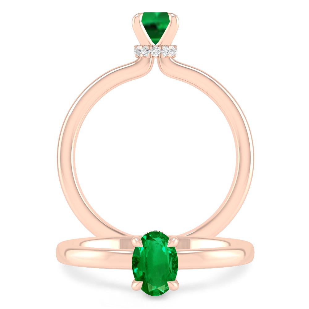 Rose Gold - Emerald