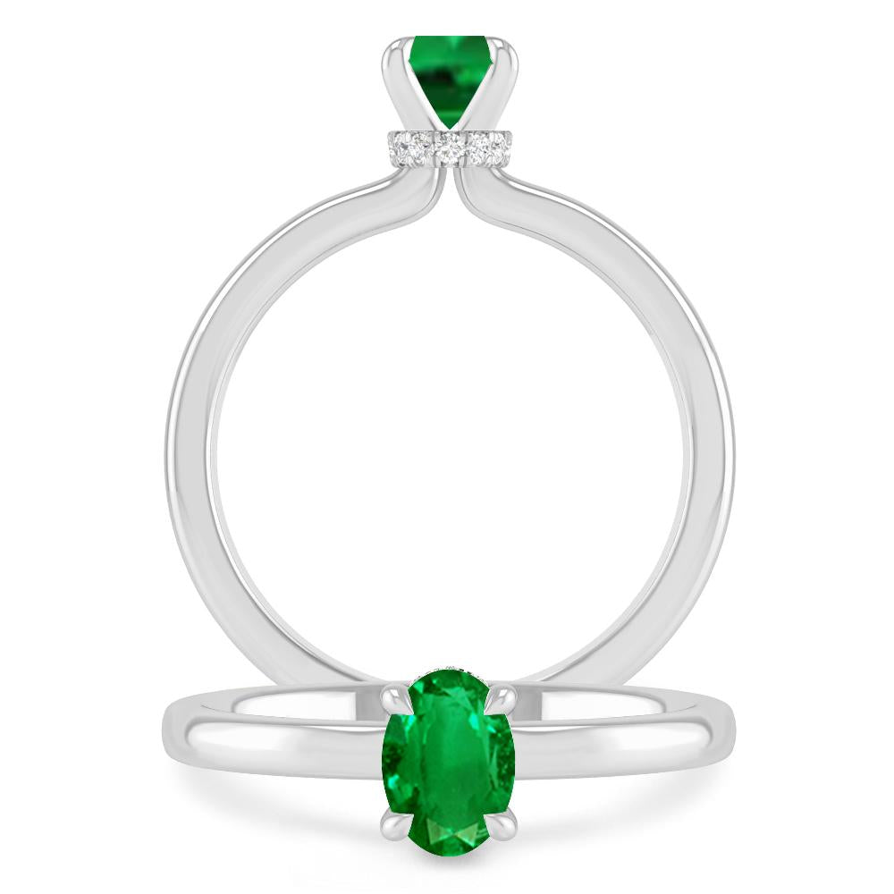 White Gold - Emerald