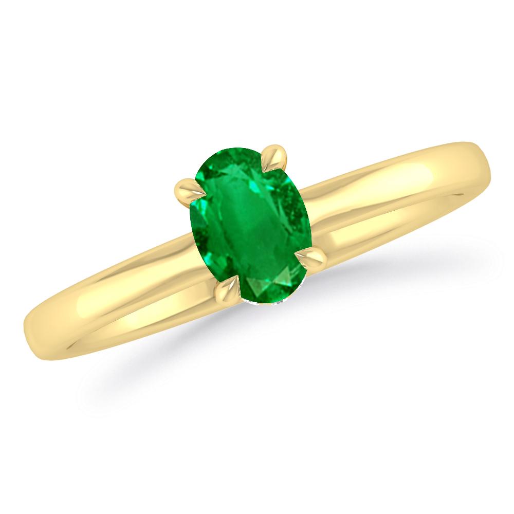 Yellow Gold - Emerald