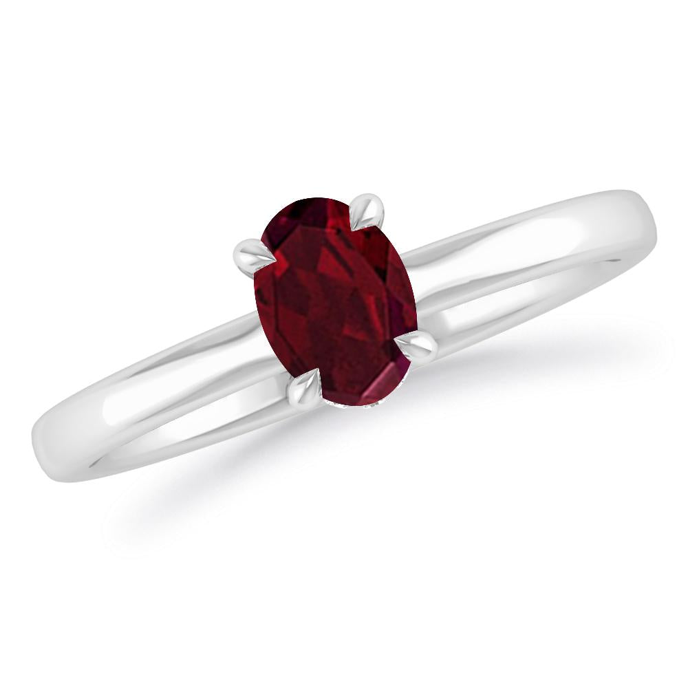 White Gold - Garnet