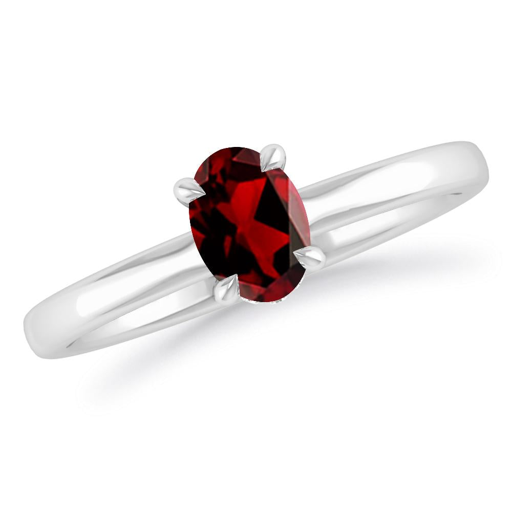 White Gold - Garnet