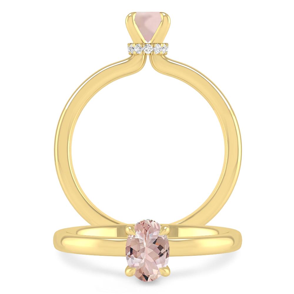 Yellow Gold - Morganite